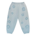 Light Blue Mono Wreath Sweatpants Light