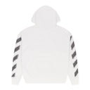 White Pixel Diagonal Skate Hoodie