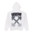 White Dripping Arrow Hoodie