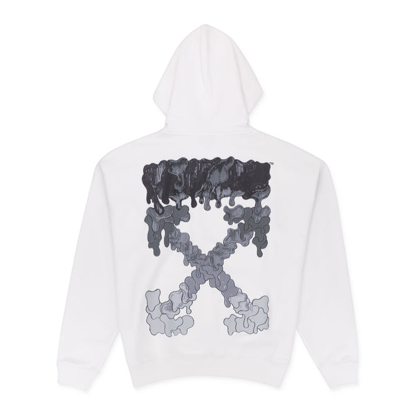 White Dripping Arrow Hoodie