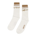 Toasted Coconut Wave Socks