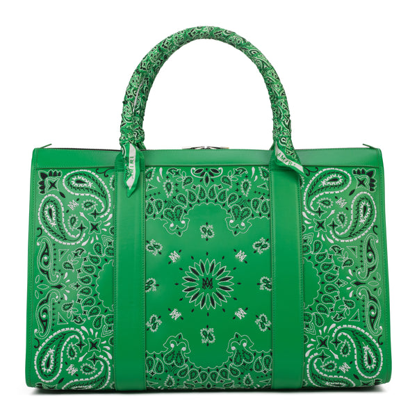Green Weekender Bandana Bag