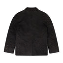 Grey Scratch Mark Embroidered Blazer