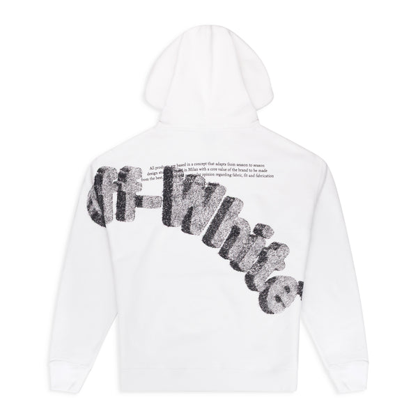 White Logo Hoodie