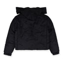 Black Flower Puffer Jacket