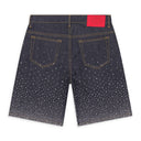 Indigo Star Dust Denim Shorts