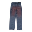 Blue Dyed Denim Pants