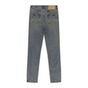 Blue Polished Pumice Jeans