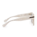 Pearl / Blue Classic Logo Sunglasses