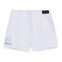 White MA Watercolor Bar Sweatshorts