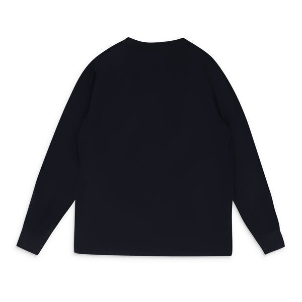 Black Tonal Logo Long-Sleeve T-Shirt