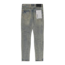 Light Indigo Sunshine Coated Skinny Jeans
