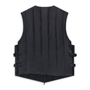 Black Oakland Leather Vest