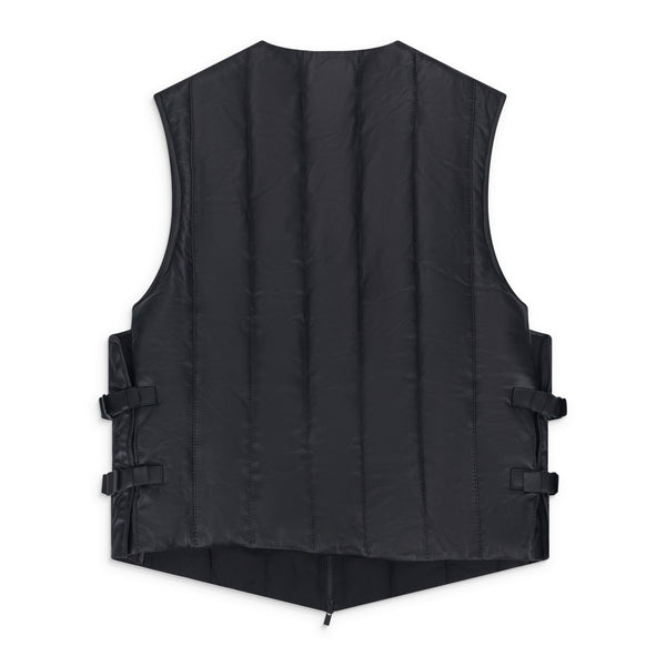 Black Oakland Leather Vest