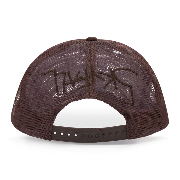 Brown CJ x Sp5der Days Before R5deo Trucker Hat