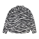 Multi Zebra Print Button Up Shirt