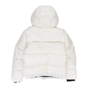 White Nylon Puffer Jacket
