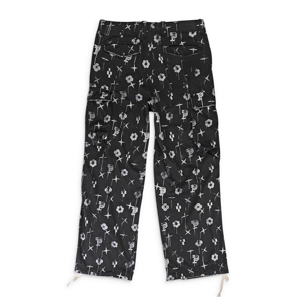 Black Double Pocket Cargo Pants