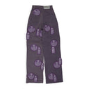 Purple Dual Patch Pocket Cargo Pants