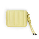 YELLOW MINI SATIN WALLET