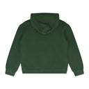 Green Embroidered Floral Logo Hoodie