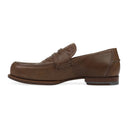 BROWN EDOARDO STORM CUIR LOAFERS