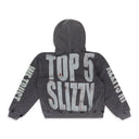 Gray Top 5 Slizzy VVS Hoodie