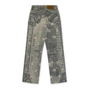 Blue Dollar Printed Denim Jeans