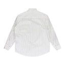 White Baseball Pinstripe Shirt