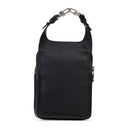 Black Pebbled Nappa Hip Pouch