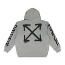 Grey Spray Can Arrow Hoodie