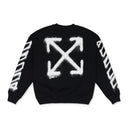 Black Spray Can Arrow Crewneck