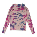 Pink Peach Tie Dye Zip-UP Hoodie