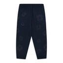 Navy Mono Wreath Sweatpants