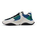 Black/Teal Bone Runner Sneakers
