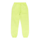 Neon Green Script Logo Terry Sweatpants