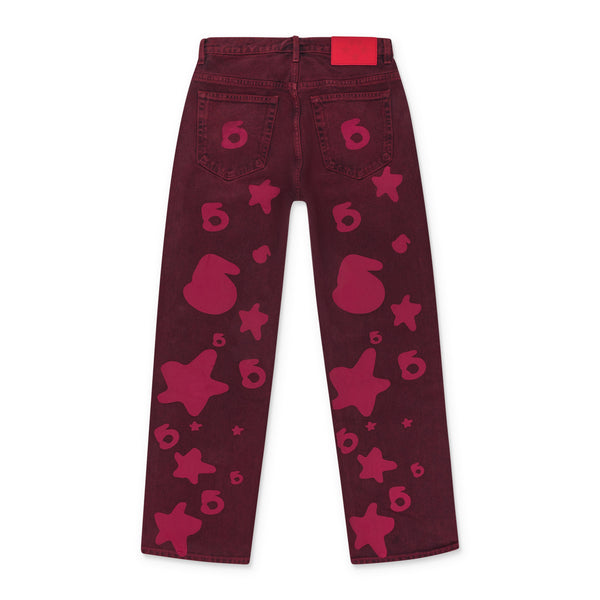 Red Beluga Denim Jeans