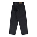 Black Crossed Denim Pants