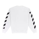 White Diagonal Crewneck