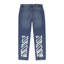 Med Indigo Spray Diag Jeans