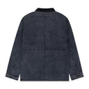 Dark Indigo Corduroy Detail Workwear Canvas Jacket