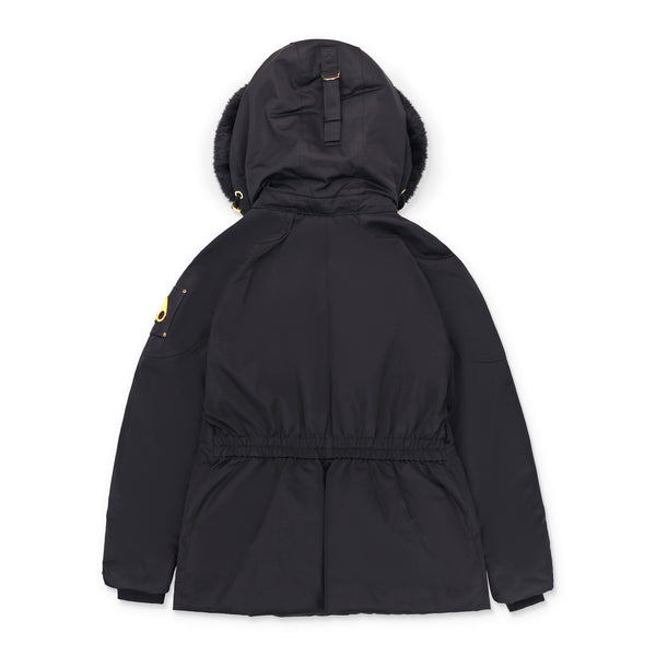 Black/Black Gold Series Satin 3Q Jacket