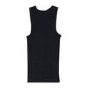 Black Embroidered Logo Tank Top
