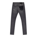 Multicolor Colorblock Paint Splatter P001 Jeans