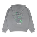 Heather Grey Dawn Hand Zip Hoodie