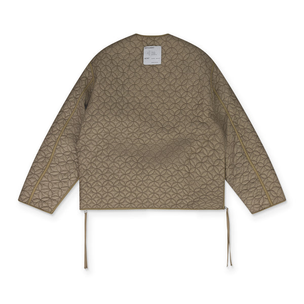 Brown Shippo Quilted Lining Jacket