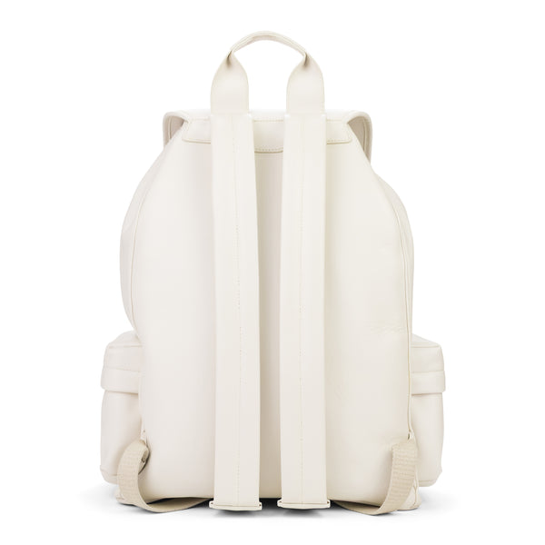 Alabaster Nappa Logo Embroidery Rucksack