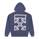 Blue Indigo Tape Arrow Hoodie