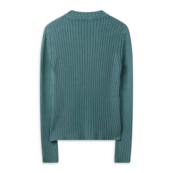 Aqua Circle Fadeout Sweater