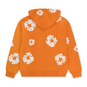 Orange Cotton Wreath Zip-UP Hoodie
